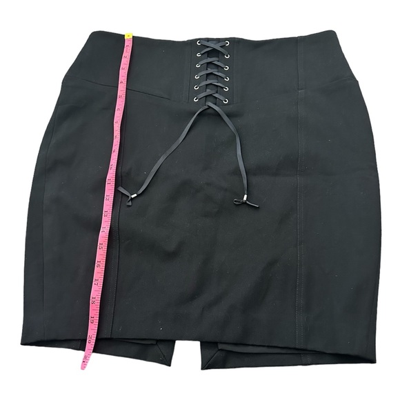 NWT! Express Black Lace Up Corset Skirt in Women’s Petite 12 - Picture 4 of 7